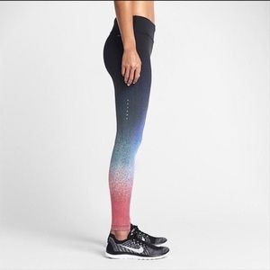nike speckled colored leggings